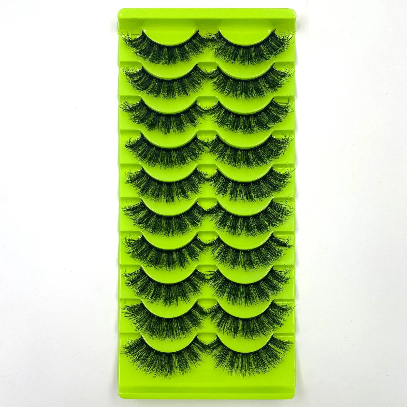 10 paires de Faux Cils 8D en vison naturel, Volume dramatique, Extension de Faux Cils, vente en gros, outil de maquillage