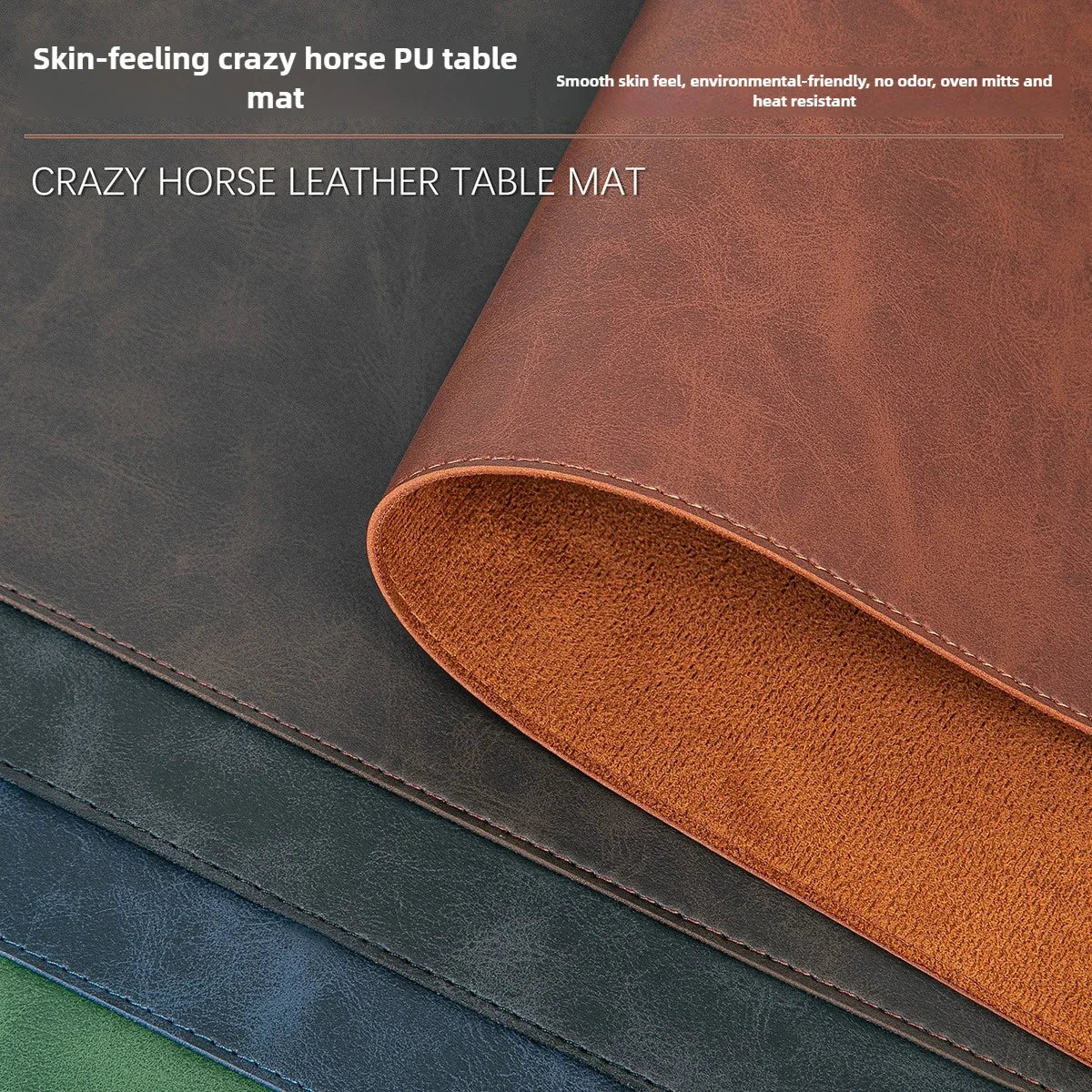 Tapis de bureau imperméable en PU, housse de protection, grand tapis de souris pour ordinateur portable, antidérapant, facile à nettoyer, pour clavier
