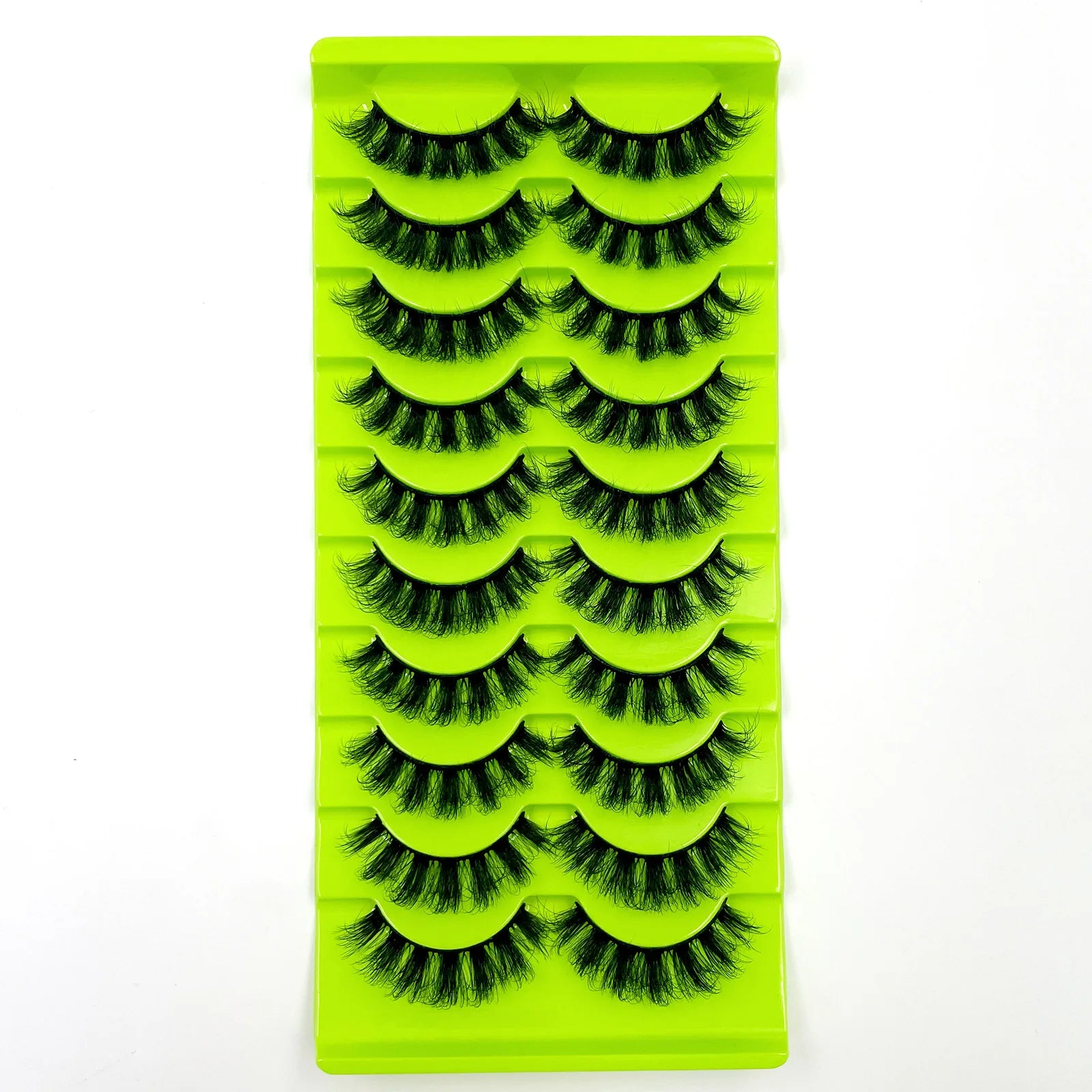 10 paires de Faux Cils 8D en vison naturel, Volume dramatique, Extension de Faux Cils, vente en gros, outil de maquillage