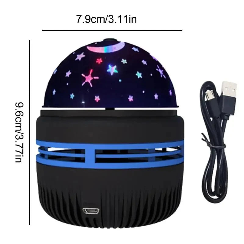 LED ciel étoilé veilleuses USB projecteur lampe boule magique lune étoile lumières de noël maison chambre atmosphère décorations