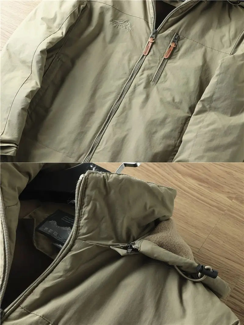 Veste imperméable à capuche pour homme, coupe-vent chaud, doublé sourire, randonnée en plein air, trekking, printemps, automne