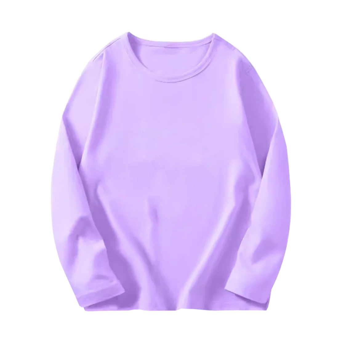 8 couleurs enfants coton à manches longues col rond t-shirt garçons fille printemps automne mince Tops basiques adolescent 6 8 10 12 ans