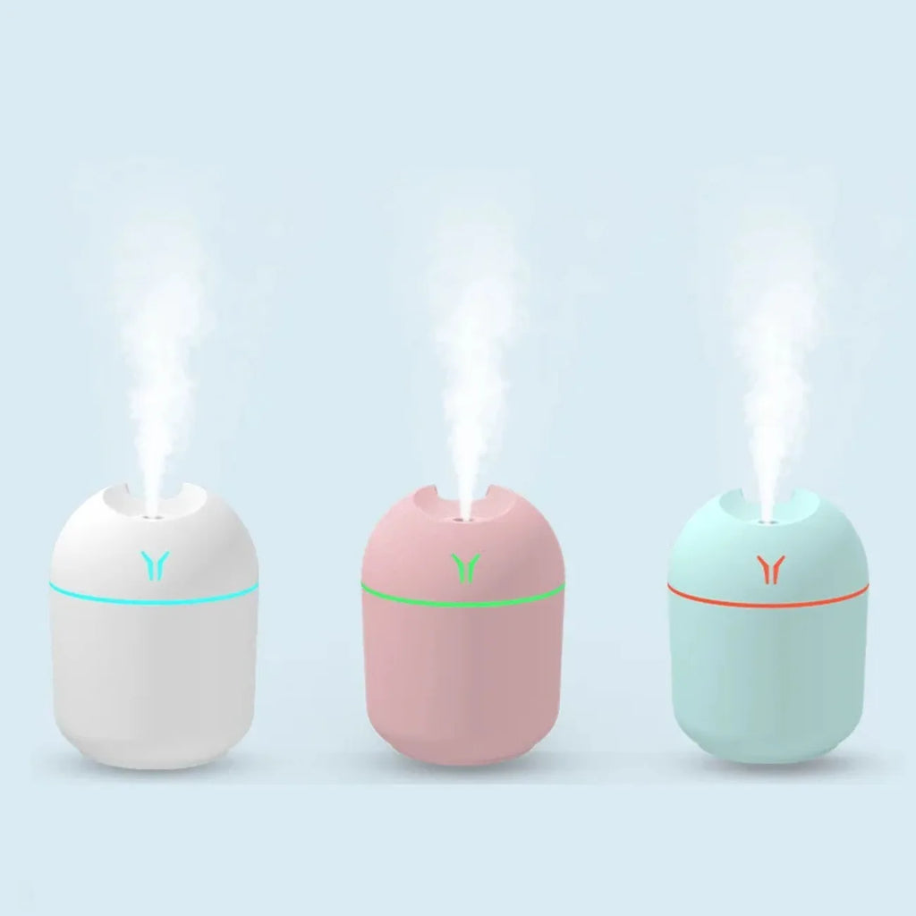 Diffuseur d'aromathérapie portable – Humidificateur USB compact pour l'air sec, le soulagement du stress et la mise au point, convient au porte-gobelet ou au sac pour ordinateur portable