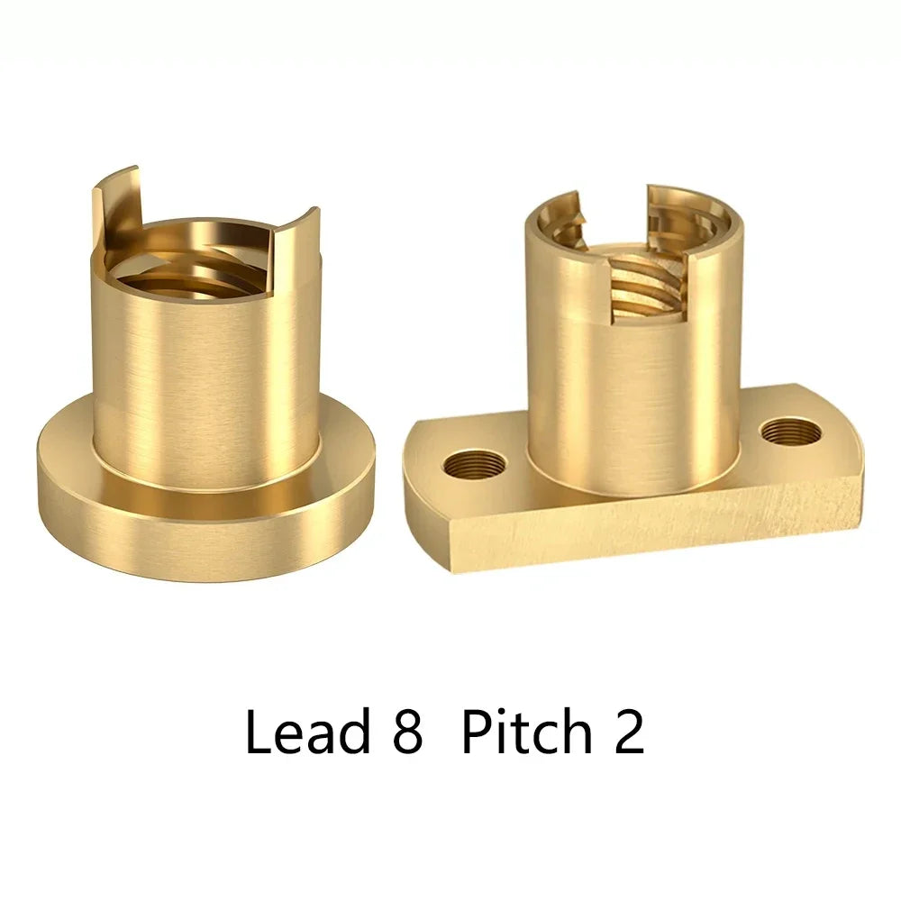 2/4/8 pièces axe Z T8 Anti-jeu écrou à ressort élimination écart écrous en laiton pour mise à niveau Ender 3 3s Pro V2 CR-10 imprimante 3D