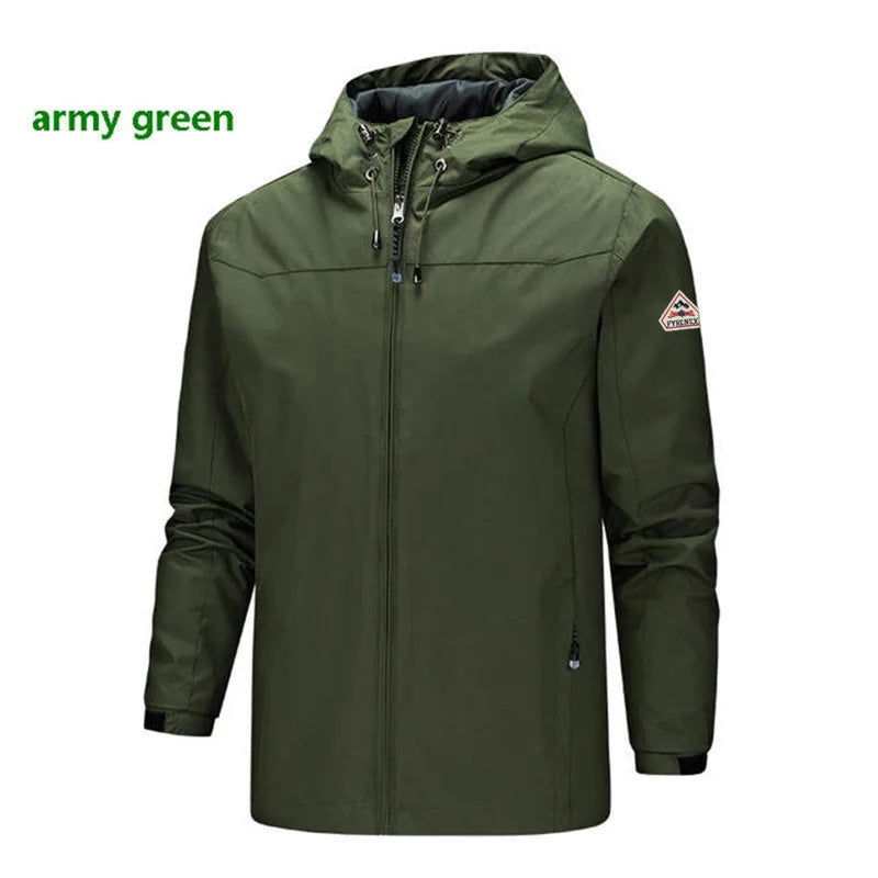 Printemps automne Softshell coupe-vent motif de broderie hommes/femmes veste à glissière coupe-vent en plein air alpinisme sport pour manteau