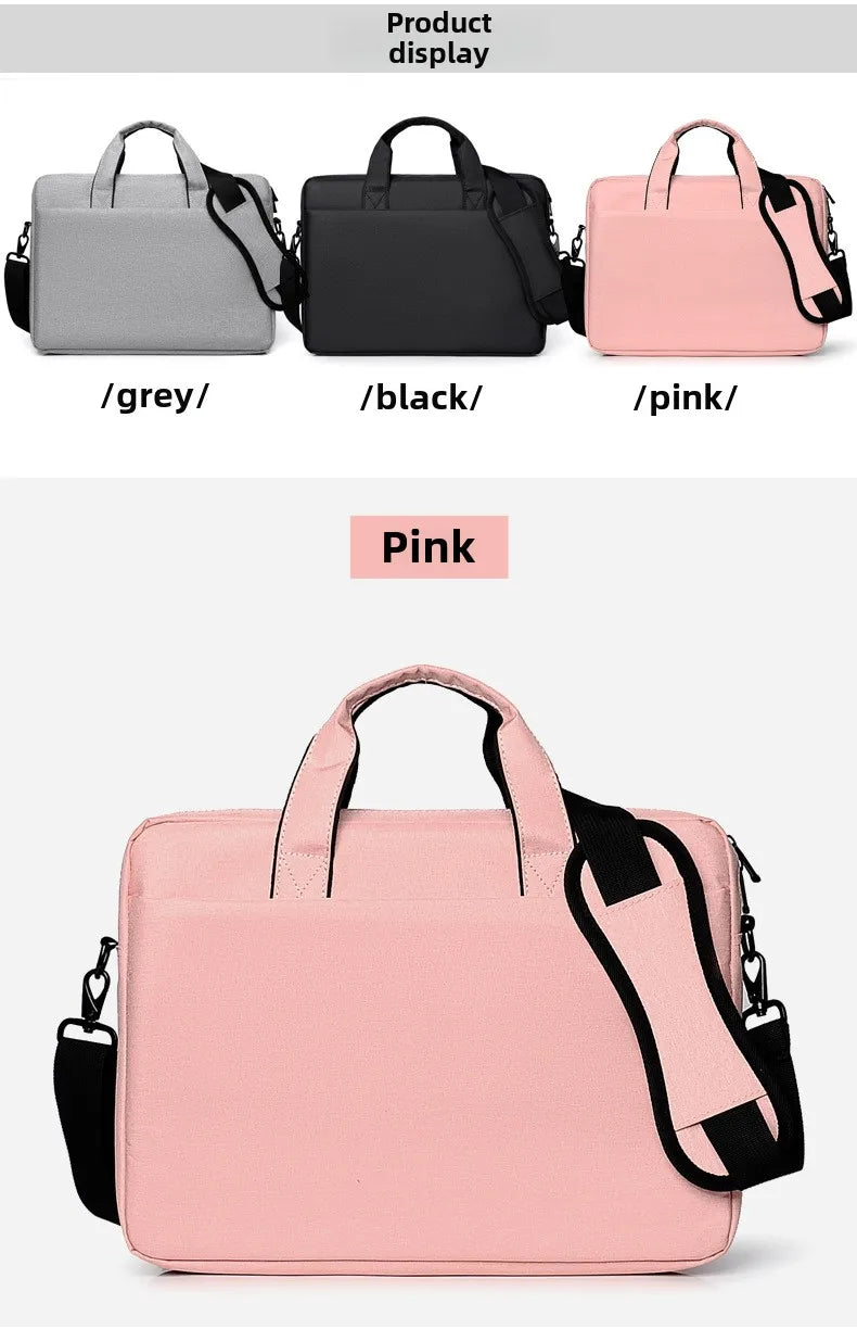 Sac pour ordinateur portable, sac à main à bandoulière, pochette pour ordinateur portable, porte-documents pour Macbook Air Pro HP Huawei Asus Dell Xiaomi de 14 15 17 pouces