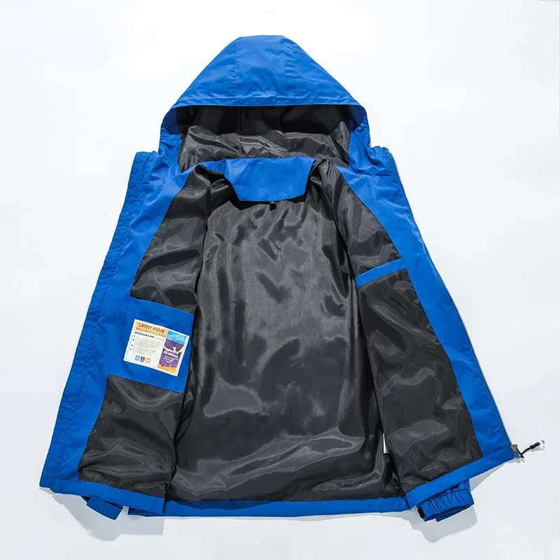 Printemps automne Softshell coupe-vent motif de broderie hommes/femmes veste à glissière coupe-vent en plein air alpinisme sport pour manteau
