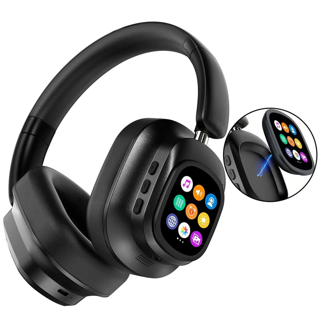 -ANC930Plus casque antibruit actif casque sans fil hybride avec écran LED à commande tactile multi-magnétique