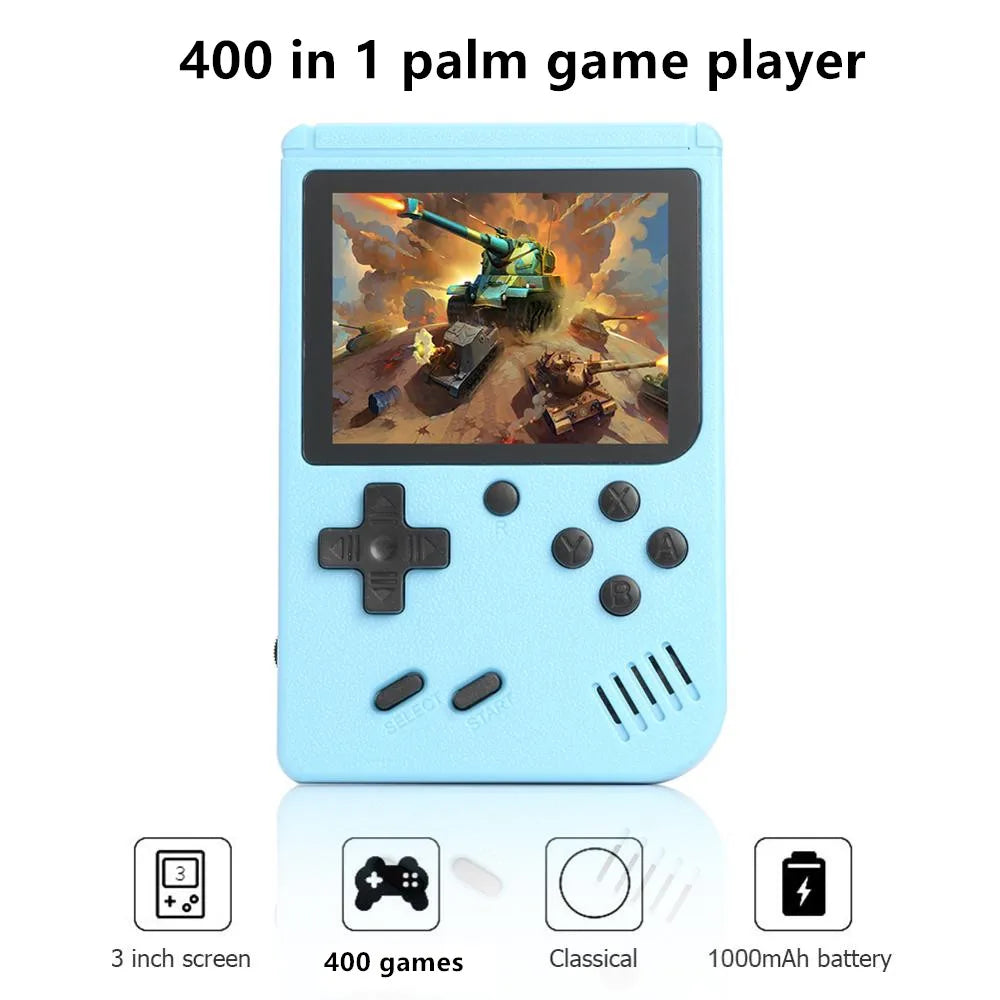 400 en 1 MINI jeux joueurs de jeu portables Console vidéo rétro Portable garçon 8 bits 3.0 pouces écran LCD couleur jeux