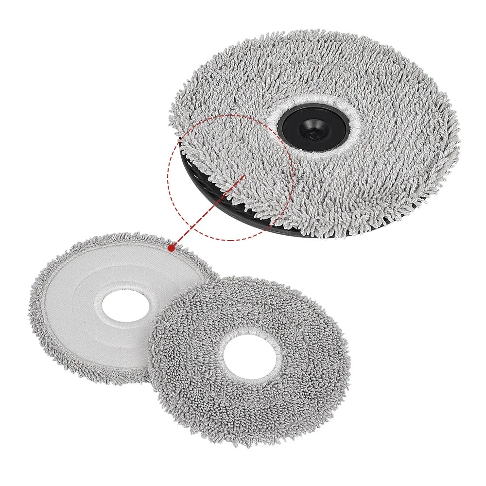 Chiffons de nettoyage, sacs à poussière pour Dreame X50 Pro/X50 Ultra/X50 Master/L40S Pro Ultra/L50 Pro Ultra/MOVA V50 Ultra, brosses principales et latérales, filtres
