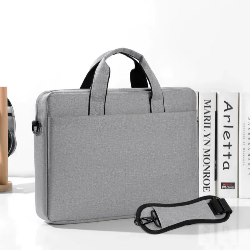 Sac pour ordinateur portable, sac à main à bandoulière, pochette pour ordinateur portable, porte-documents pour Macbook Air Pro HP Huawei Asus Dell Xiaomi de 14 15 17 pouces