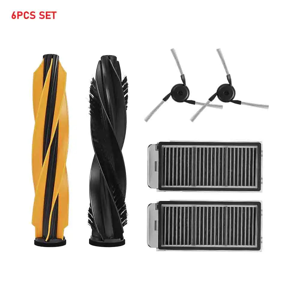 Chiffons de nettoyage, sacs à poussière pour Dreame X50 Pro/X50 Ultra/X50 Master/L40S Pro Ultra/L50 Pro Ultra/MOVA V50 Ultra, brosses principales et latérales, filtres