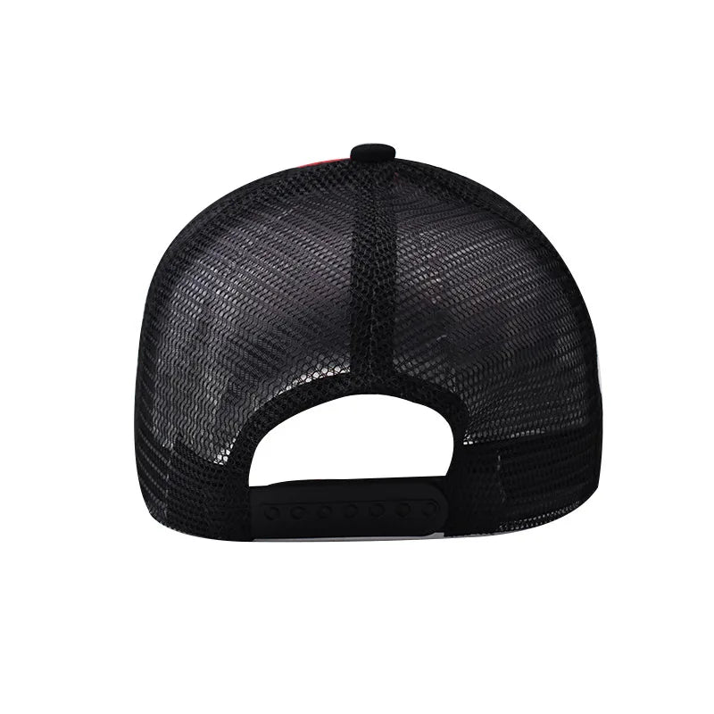 Casquette de Baseball pour adulte, chapeau en filet, couleur pure, unisexe, été, respirant, sans motif, ombre, printemps, automne, hip hop, ajusté