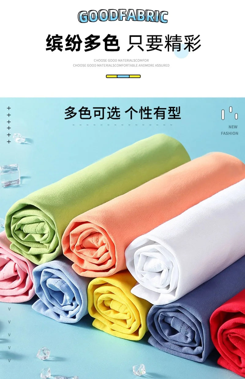 8 couleurs enfants coton à manches longues col rond t-shirt garçons fille printemps automne mince Tops basiques adolescent 6 8 10 12 ans