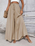 Pantalon ample et décontracté à jambes larges pour femmes, à la mode, Station indépendante, Long, vêtements confortables, printemps et été