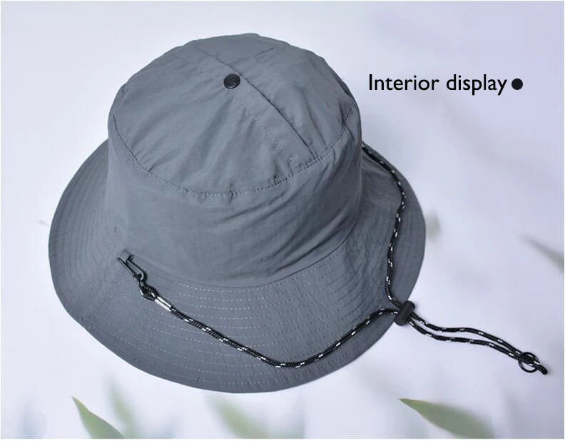 Chapeau anderImperméable pour Homme et Femme, Pare-soleil de Pêche, Alpinisme, Sports de Plein Air, Casquette à la Mode, E27, Printemps et Été