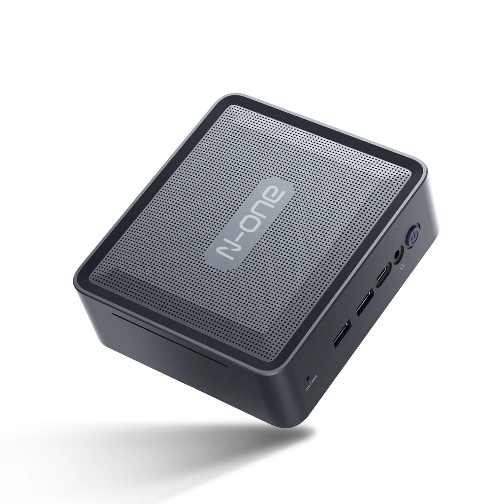 N-one AMD Ryzen 7 5825U/5800U Mini PC 16 Go DDR4 512 Go SSD Micro ordinateur de bureau double bande WiFi 6, Bluetooth 5.2 pour la maison/bureau
