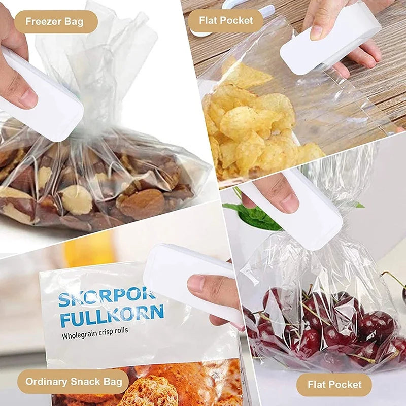 Mini Machine à sceller les sacs Hea, scelleuse d'emballage, sacs alimentaires en plastique thermique