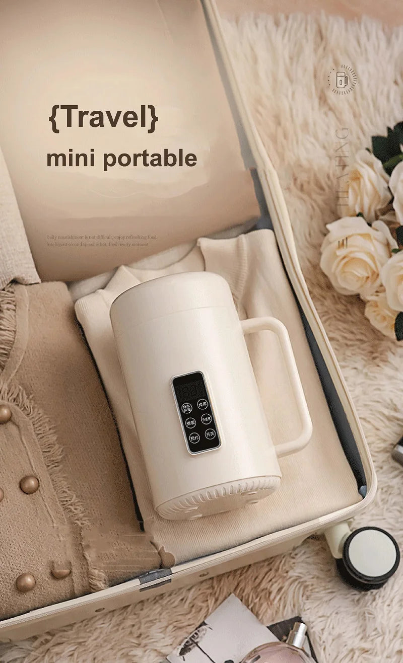 Bouilloire électrique 500W 12h, Pot spécial pour bouillie de rendez-vous, tasse de santé Portable en acier inoxydable 304, cuiseur à riz multifonctionnel 1L