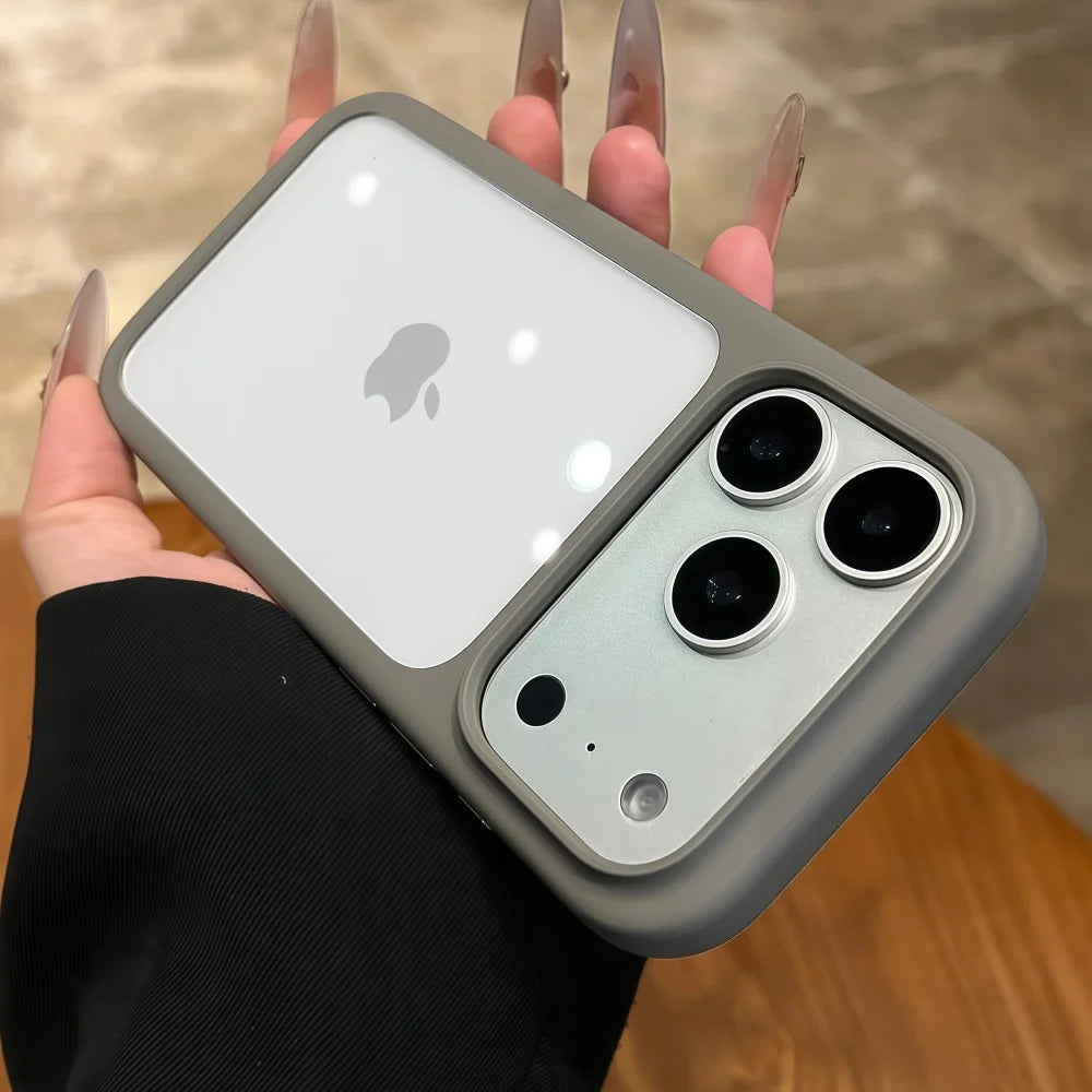 Coque de téléphone transparente avec bouton tactile pour appareil photo Intelligent, étui antichoc Transparent pour iPhone 17 Pro Max 17 Pro 17 Air