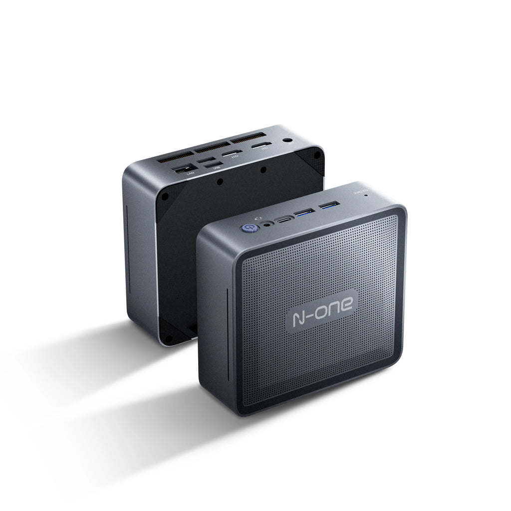 N-one AMD Ryzen 7 5825U/5800U Mini PC 16 Go DDR4 512 Go SSD Micro ordinateur de bureau double bande WiFi 6, Bluetooth 5.2 pour la maison/bureau