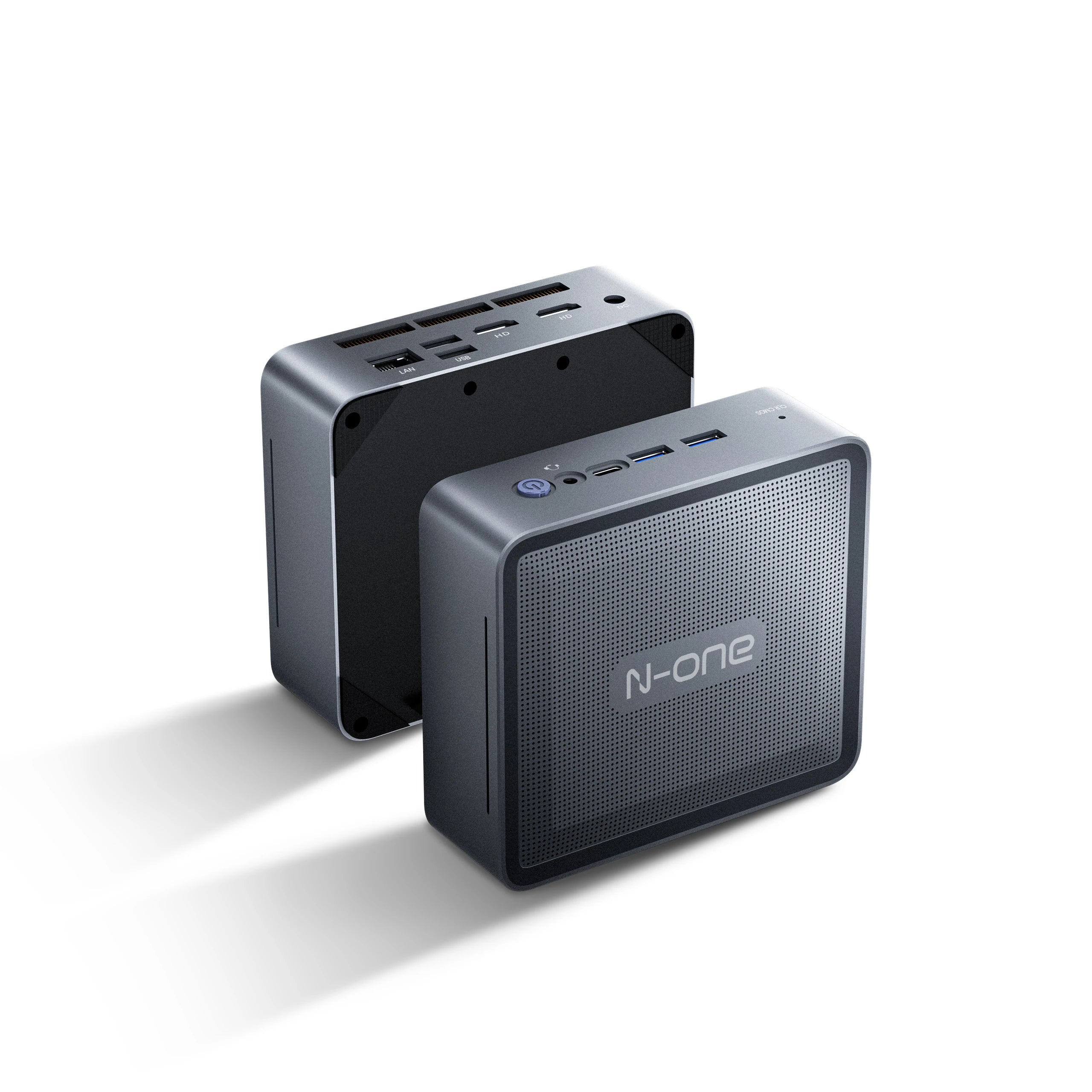 N-one AMD Ryzen 7 5825U/5800U Mini PC 16 Go DDR4 512 Go SSD Micro ordinateur de bureau double bande WiFi 6, Bluetooth 5.2 pour la maison/bureau