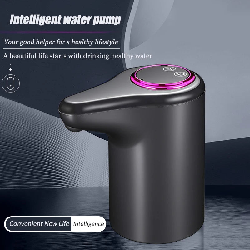 Distributeur d'eau électrique, machine à eau potable automatique intelligente pour eau en bouteille et purifiée, chargement USB