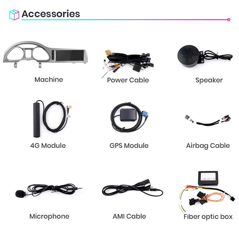 Junsun autoradio sans fil CarPlay Android Auto pour Audi Q7 4L 2006-2015 MMI 2G 3G 8 cœurs 4G WiFi BT GPS écran tactile Autoradio