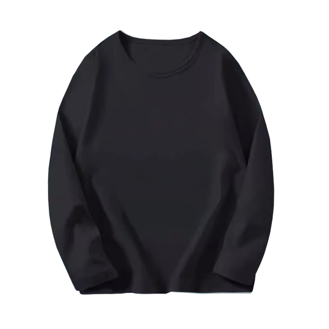 8 couleurs enfants coton à manches longues col rond t-shirt garçons fille printemps automne mince Tops basiques adolescent 6 8 10 12 ans