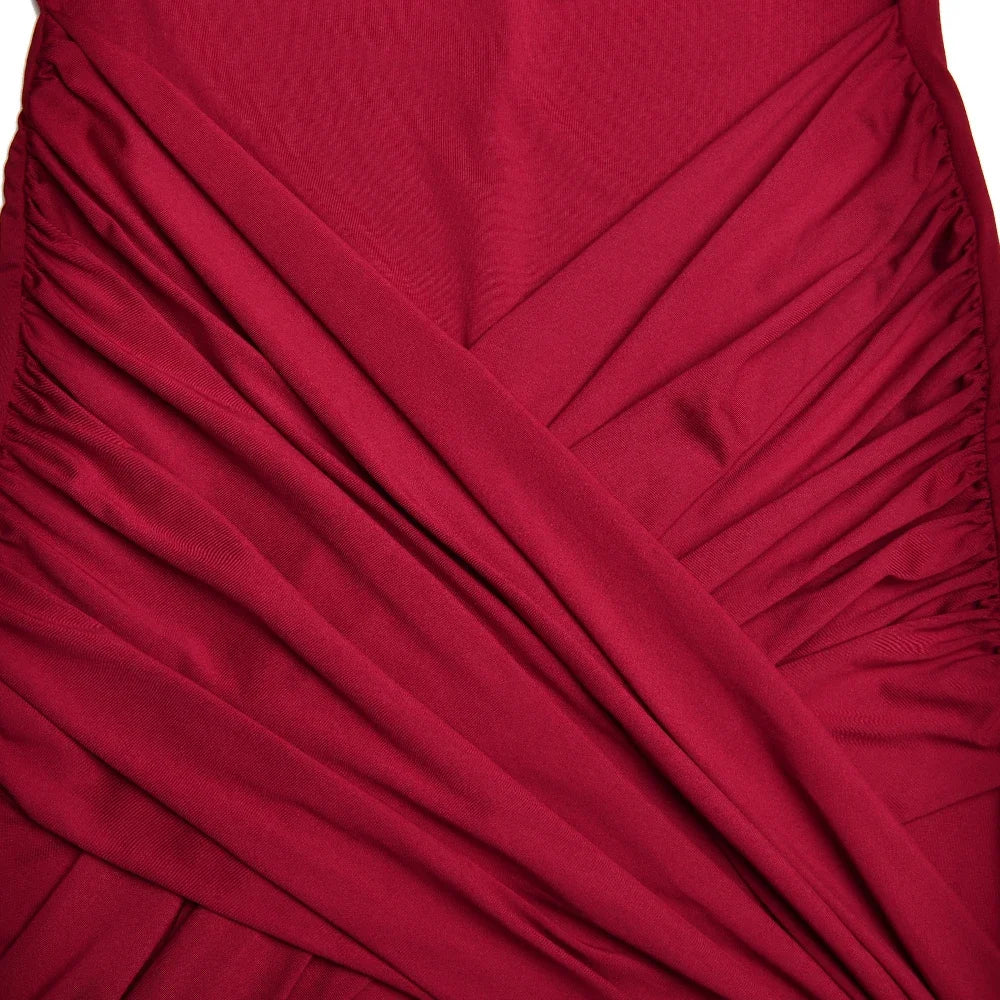 Tossy-Robe Longue Plissée à Manches sulfpour Femme, Tenue de Soirée Slim, à Lacets, Couleur Unie, Nouvelle Collection Printemps 2024