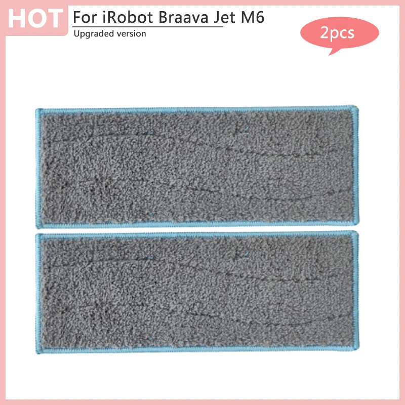 Pour aspirateur Robot iRobot Braava Jet M6, nettoyage humide et sec, chiffons de nettoyage, tampons, accessoires de remplacement, pièces lavables