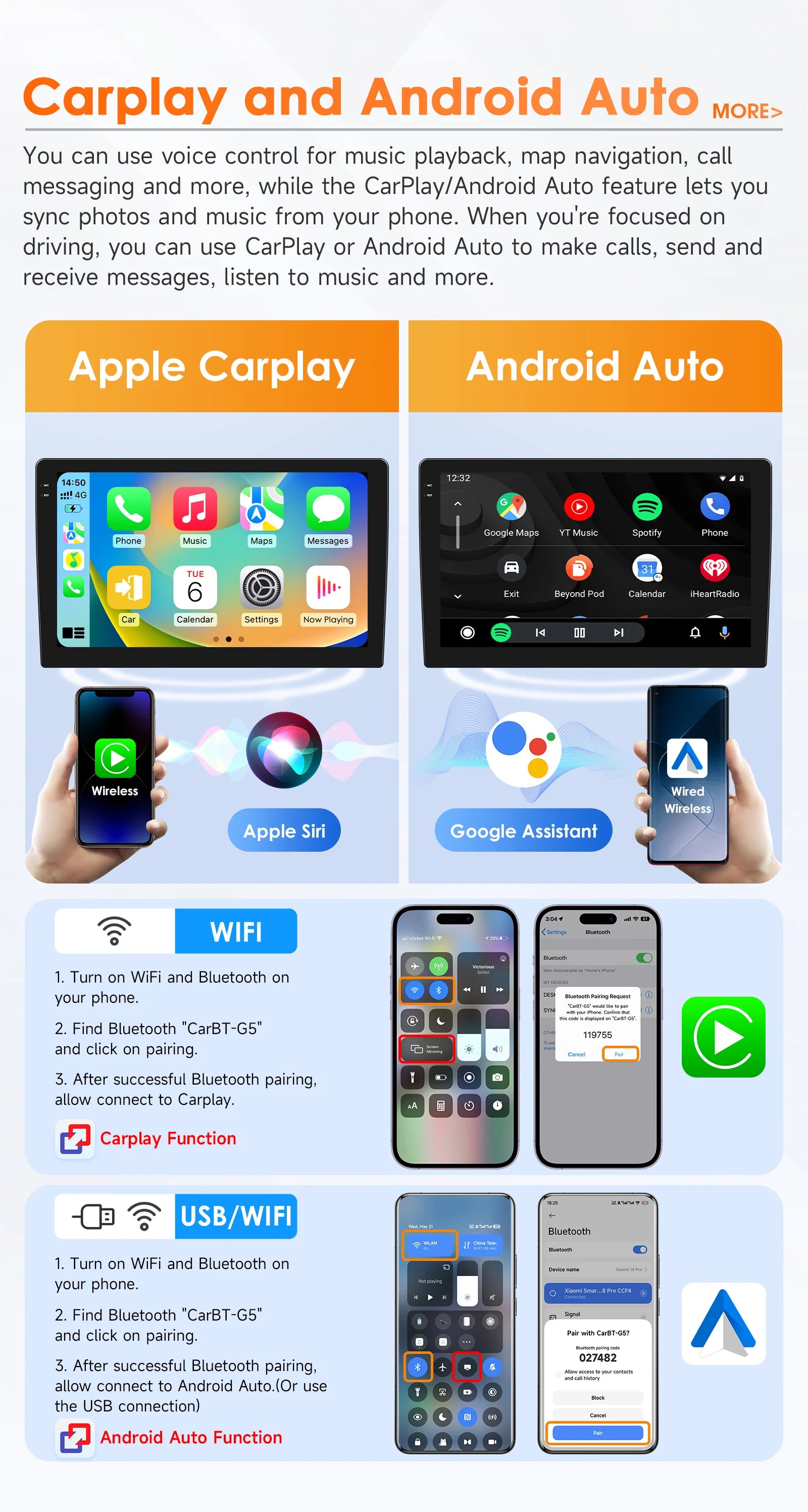Hizpo-Autoradio Android pour Renault Logan 2, 2012-2019, Sandero 2, 2014-2019, 4G, Limitation de la voiture, GPS, 2Din, Autoradio, CarPlay, WIFI, DSP