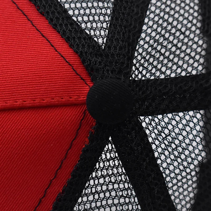 Casquette de Baseball pour adulte, chapeau en filet, couleur pure, unisexe, été, respirant, sans motif, ombre, printemps, automne, hip hop, ajusté