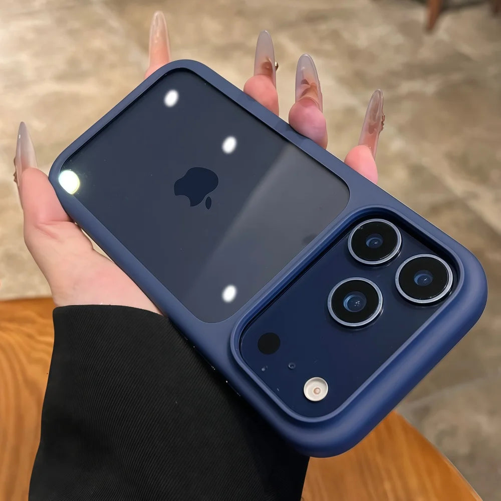 Coque de téléphone transparente avec bouton tactile pour appareil photo Intelligent, étui antichoc Transparent pour iPhone 17 Pro Max 17 Pro 17 Air