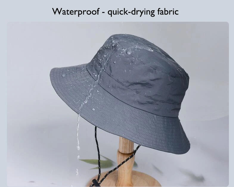 Chapeau anderImperméable pour Homme et Femme, Pare-soleil de Pêche, Alpinisme, Sports de Plein Air, Casquette à la Mode, E27, Printemps et Été