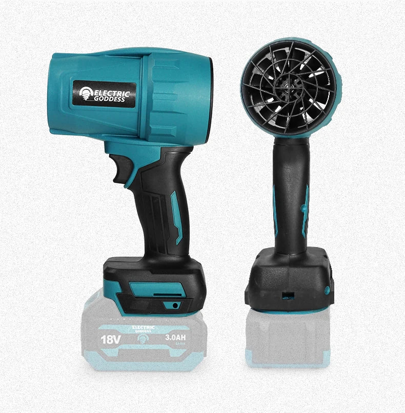 Makita – ventilateur d'air puissant sans balais, 1500W, électrique sans fil, Mini souffleur d'air portatif, outil électrique pour broche de batterie 18V