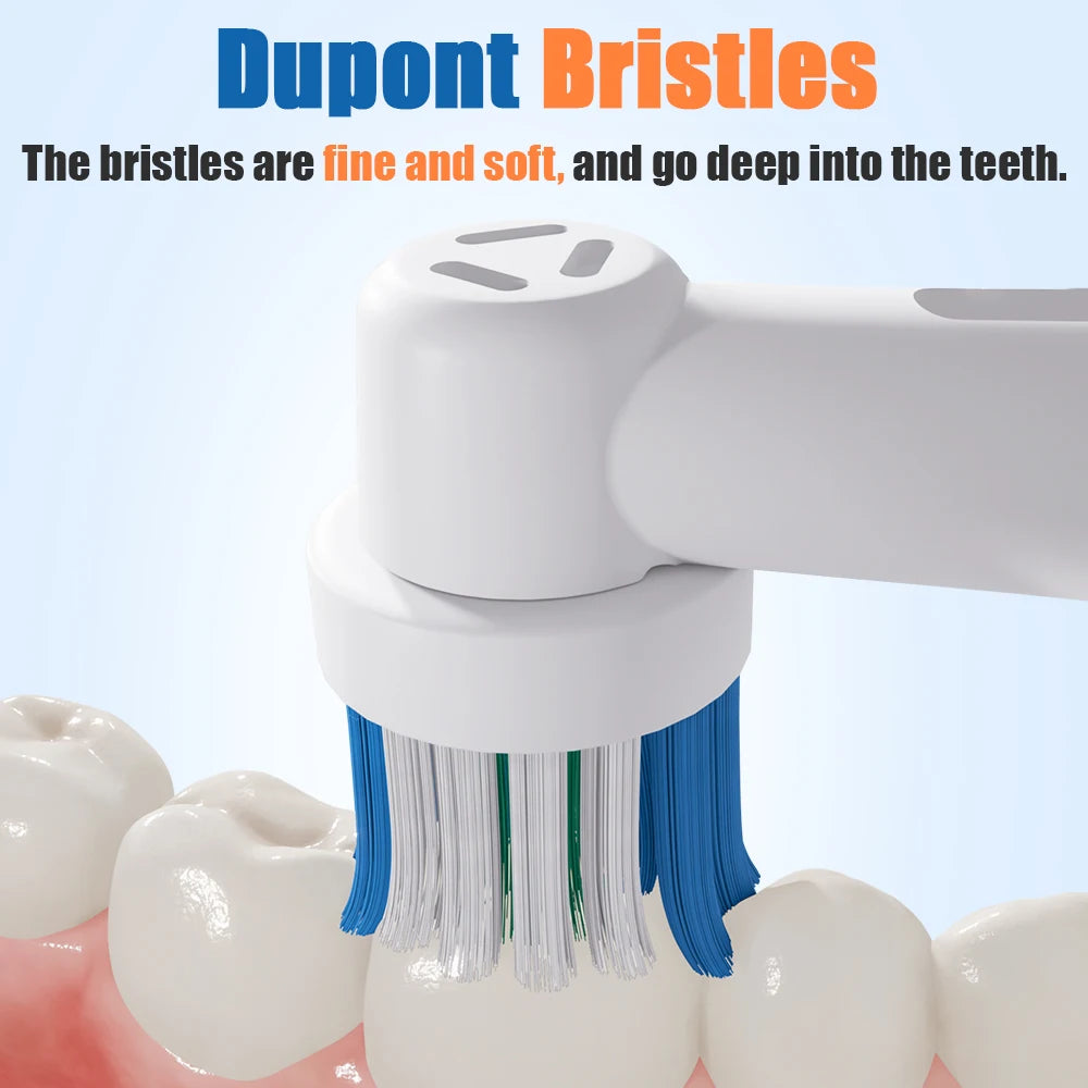 4/8/12/20x Compatible avec les têtes de brosse de rechange pour brosse à dents électrique Oral B, Recharges de têtes de brosse à dents professionnelles pour 1000 500