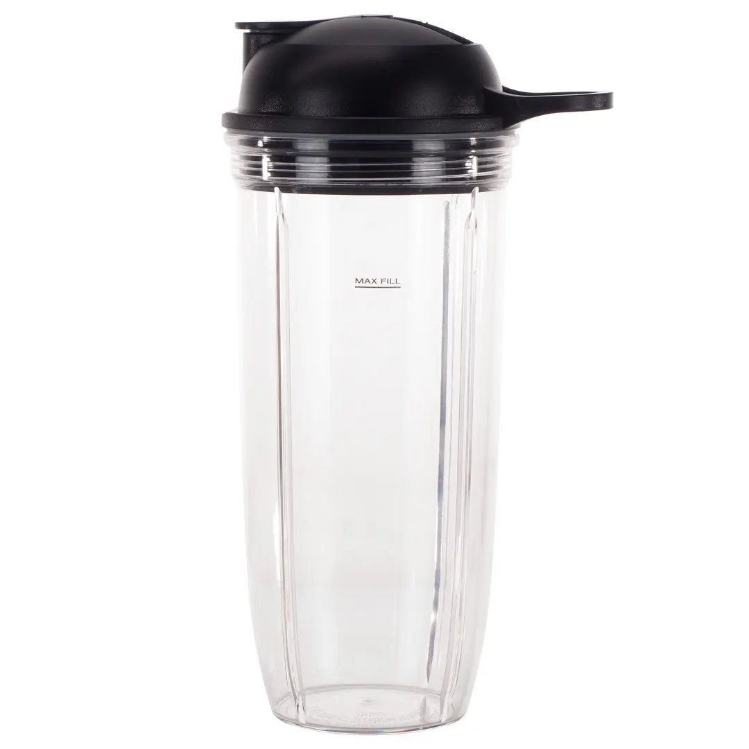 Pièces de rechange pour tasse et couvercle à emporter de 32 oz compatibles avec les mélangeurs NutriBullet Pro 1000, Combo et Select