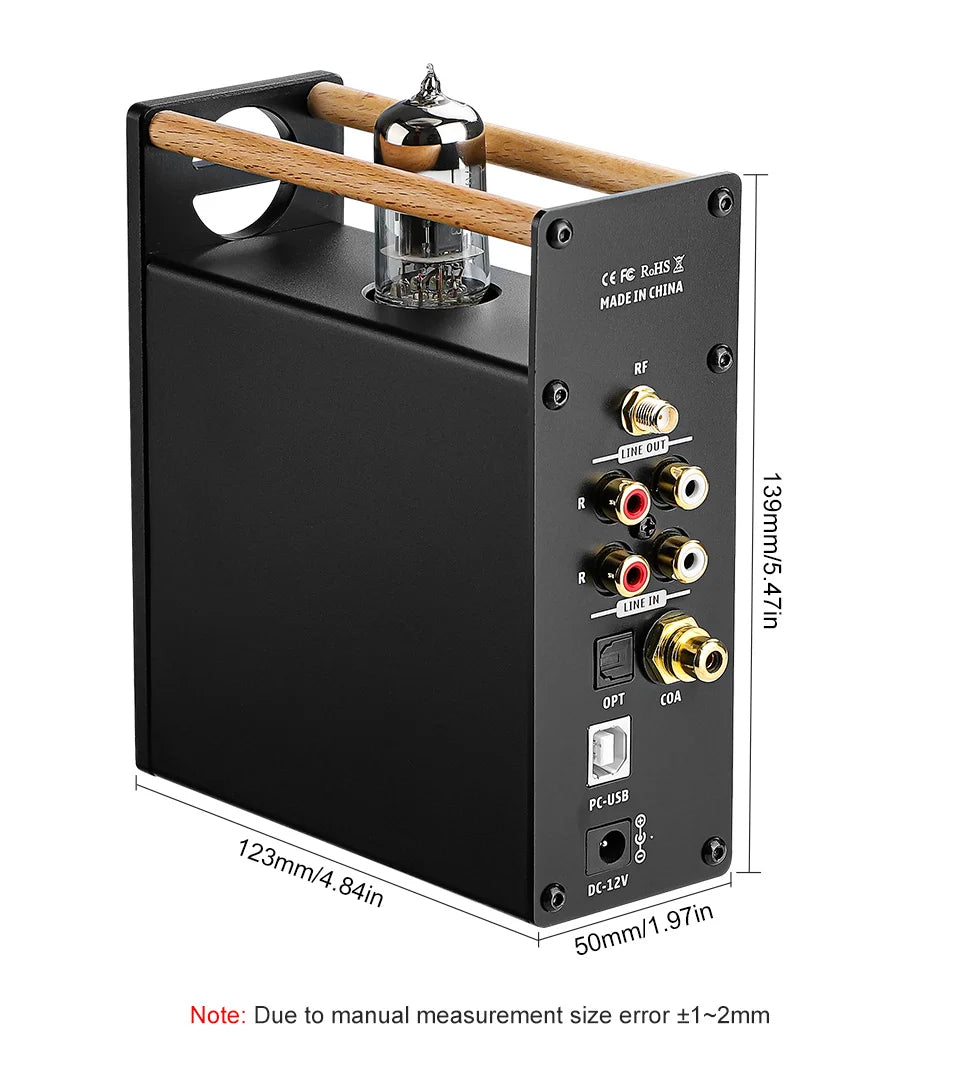 AIYIMA-Amplificateur à Tube Audio T8, Préamplificateur Bluetooth, Décodeur HIFI, Sauna, Téléphone, Ampli, Radiateur USB, Entrée Coaxiale Optique RCA