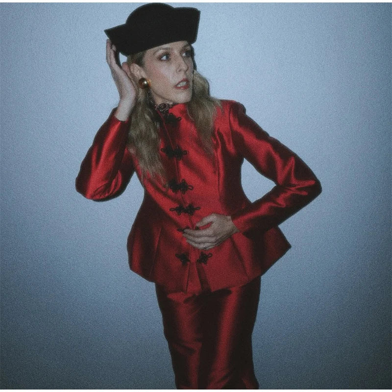 Veste élégante en Satin à boutons grenouille pour femme, col montant, manches longues, Slim, décontractée, manteau de fête de rue, hauts de bureau, printemps 2026