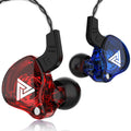 Original QKZ AK6 dans l'oreille écouteur 6 unité de pilote dynamique casque avec micro stéréo sport HIFI caisson de basses casque moniteur écouteurs