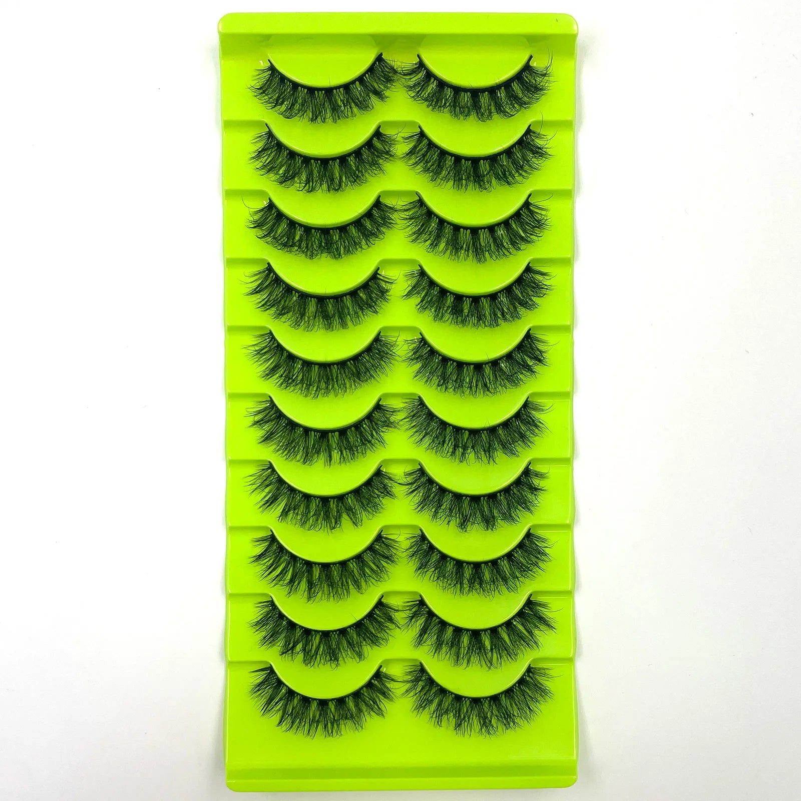 10 paires de Faux Cils 8D en vison naturel, Volume dramatique, Extension de Faux Cils, vente en gros, outil de maquillage