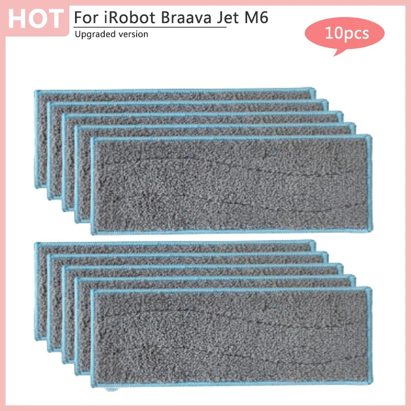 Pour aspirateur Robot iRobot Braava Jet M6, nettoyage humide et sec, chiffons de nettoyage, tampons, accessoires de remplacement, pièces lavables