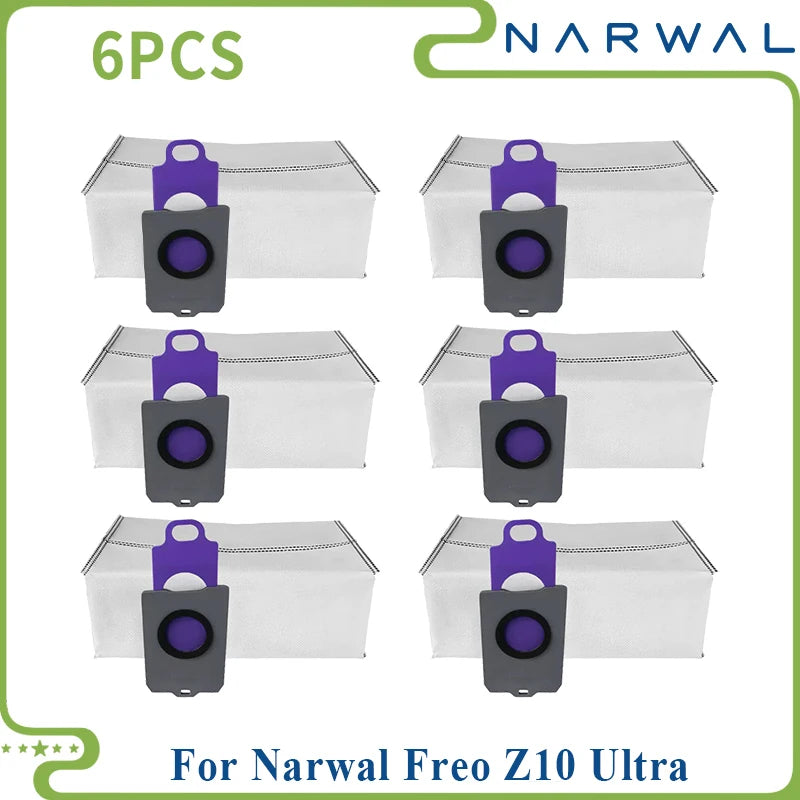 Compatible pour (Narwal Freo Z10 Ultra / provinceZ10 nani) pièces d'aspirateur rouleau principal couvercle de brosse latérale filtre vadrouille sac à poussière en tissu
