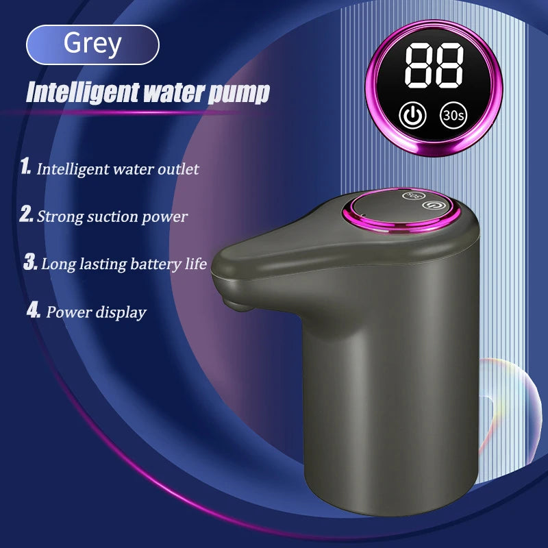Distributeur d'eau électrique, machine à eau potable automatique intelligente pour eau en bouteille et purifiée, chargement USB