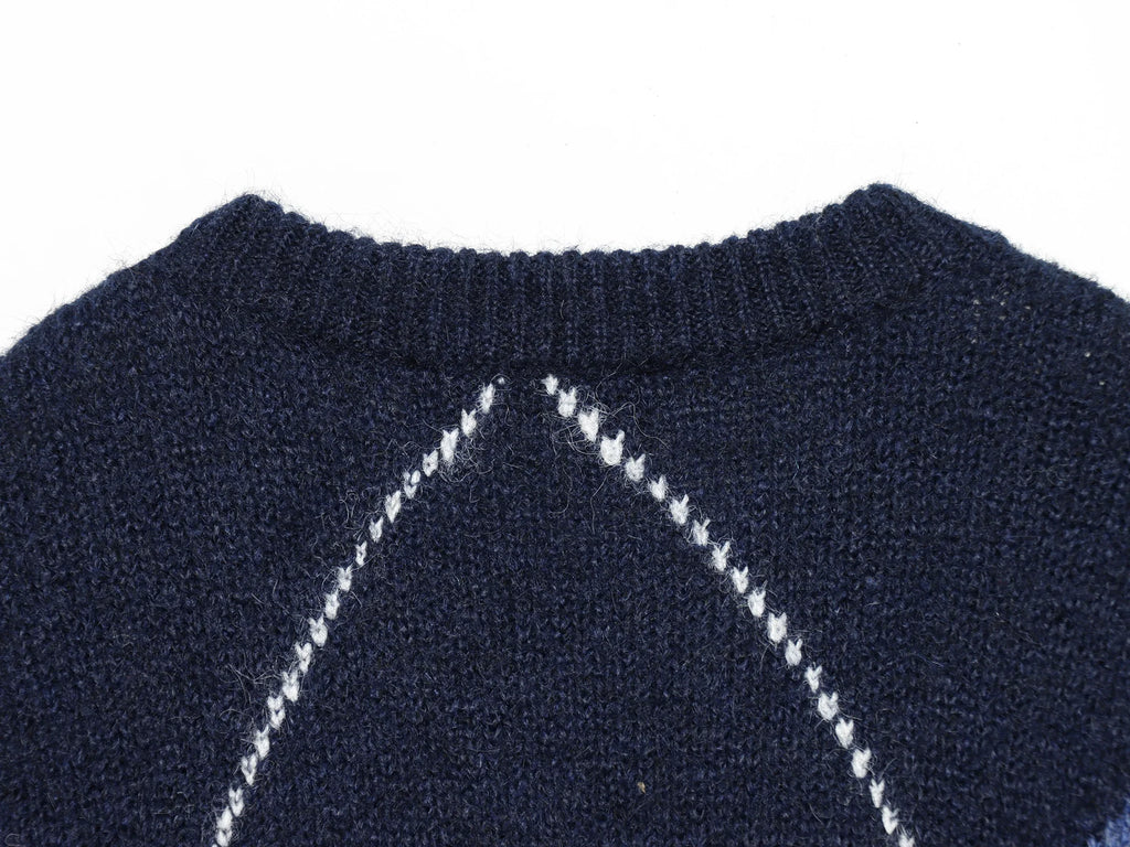 Pull tendance décontracté KONDALA pour femme, pull élégant en tricot losanges, mode printemps 2026, vacances, chic, pull féminin