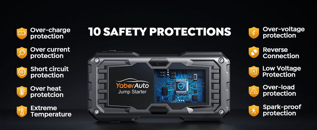 Yaber 4000A démarreur de saut de voiture batterie de voiture Portable Booster d'urgence dispositif de démarrage démarreur de voiture 2025