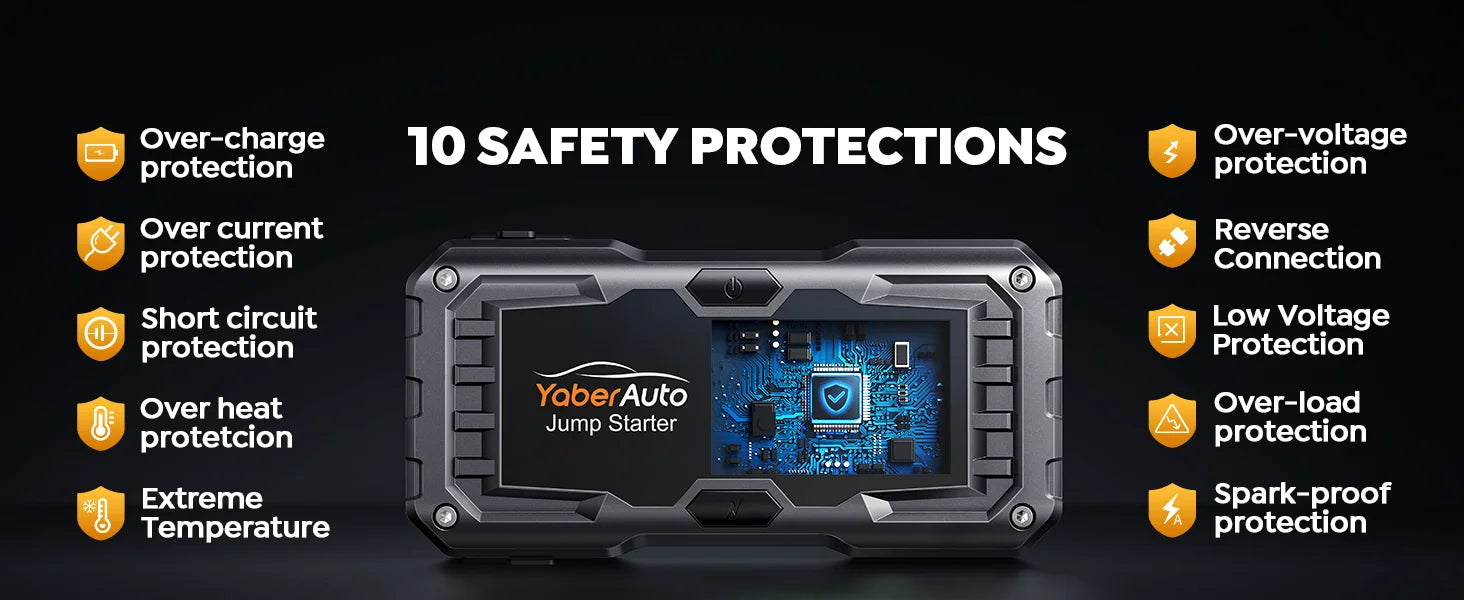 Yaber 4000A démarreur de saut de voiture batterie de voiture Portable Booster d'urgence dispositif de démarrage démarreur de voiture 2025