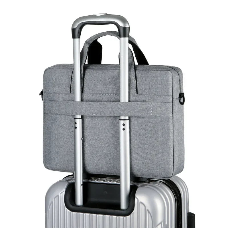 Sac pour ordinateur portable, sac à main à bandoulière, pochette pour ordinateur portable, porte-documents pour Macbook Air Pro HP Huawei Asus Dell Xiaomi de 14 15 17 pouces