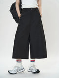 Pantalon de printemps taille haute à jambes larges pour femmes, décontracté, couleur unie, coupe ample